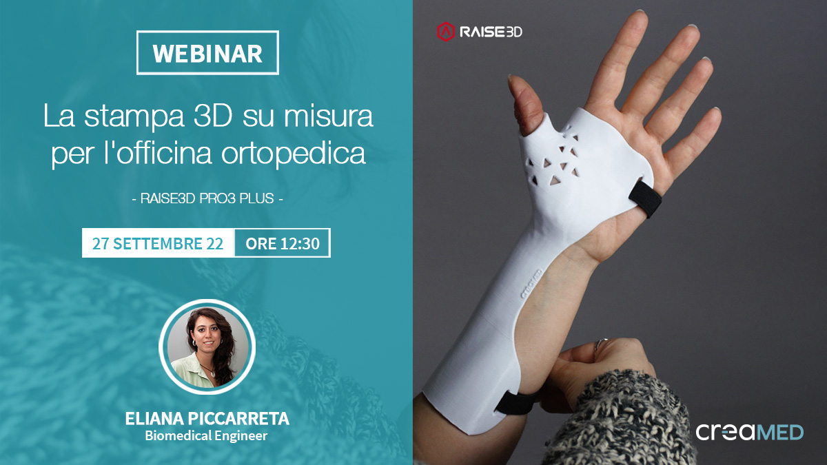 3D printing tailored for the orthopedic workshop